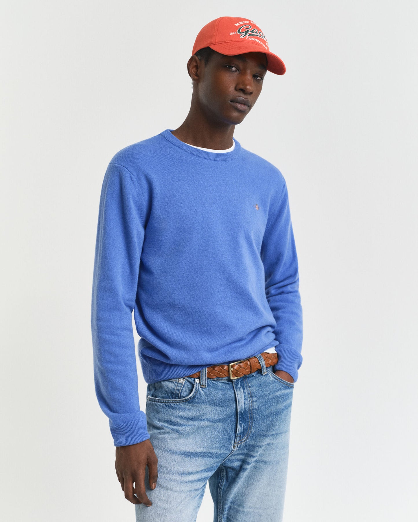 Superfine Lambswool Crew Neck Sweater