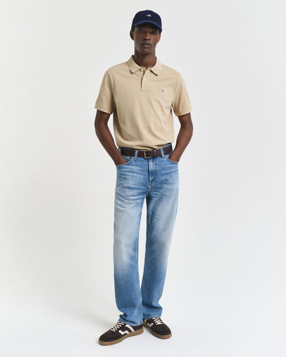 Regular Fit Shield Piqué Polo Shirt