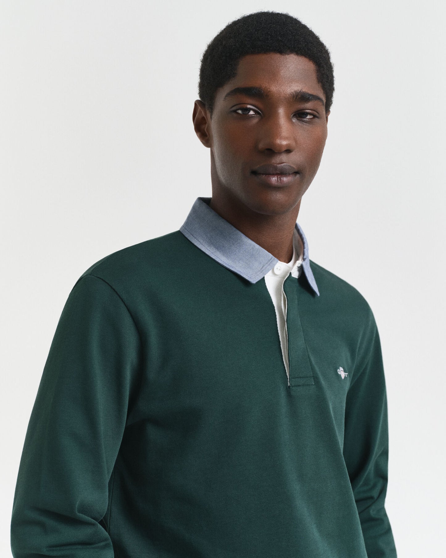 Chambray Collar Heavy Rugger