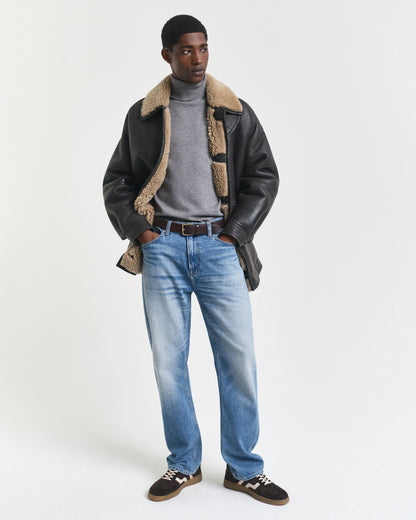 Classic Cotton Turtleneck Sweater