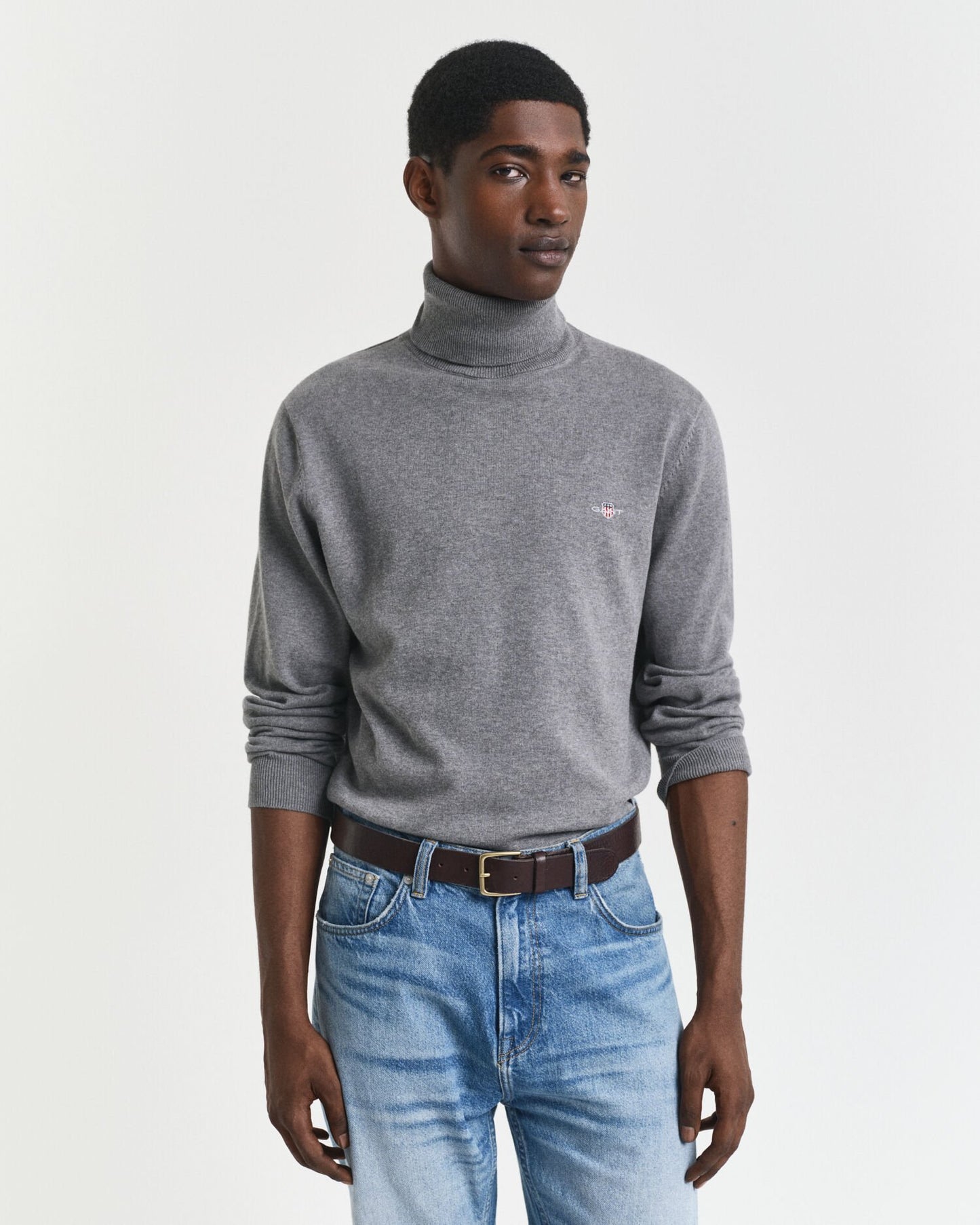 Classic Cotton Turtleneck Sweater