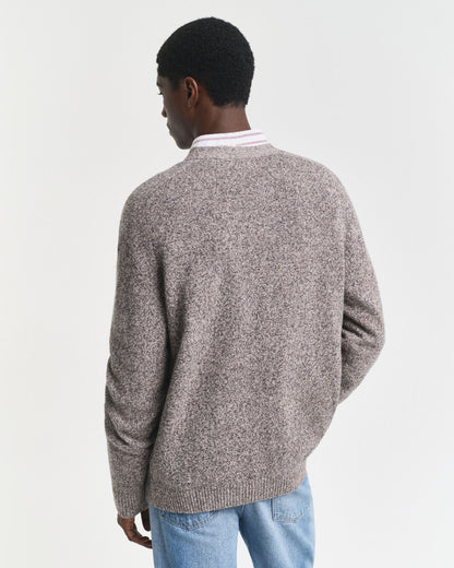 Wool Blend MoulineCardigan