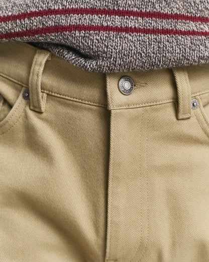 Regular Fit Soft Twill Jeans