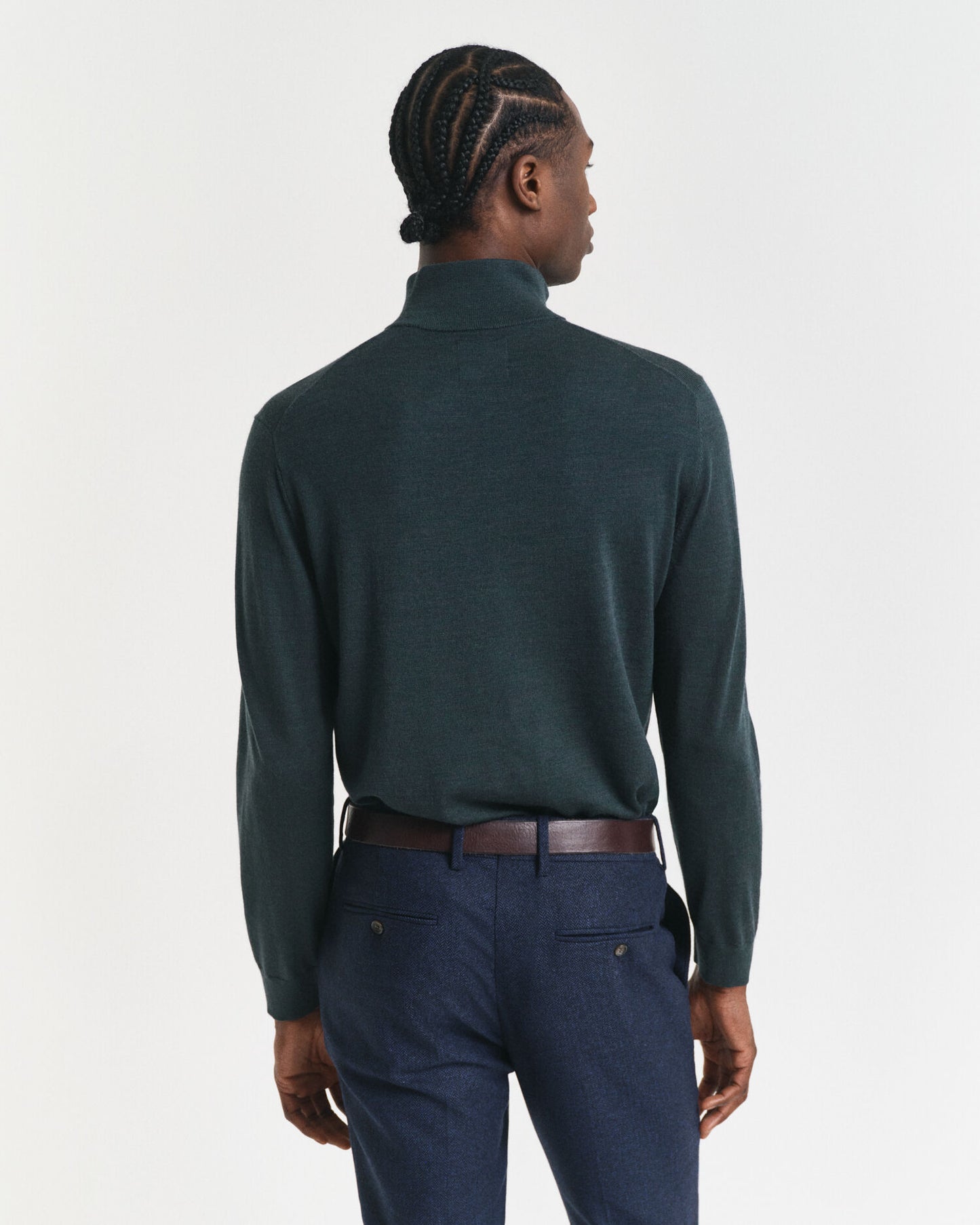 Extra Fine Merino Wool Half-Zip Sweater