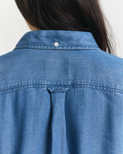 Relaxed Fit Indigo Shirt