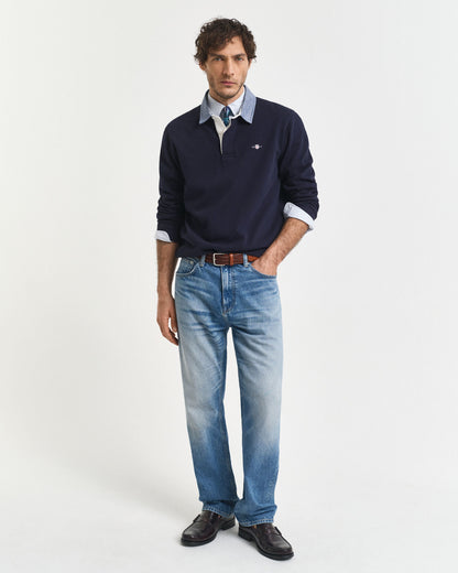 Chambray Collar Heavy Rugger
