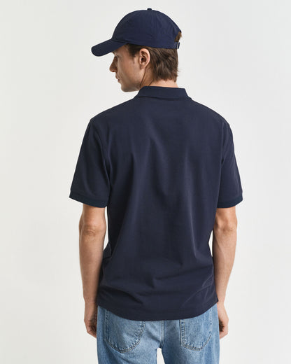 Contrast Piqué Polo Shirt